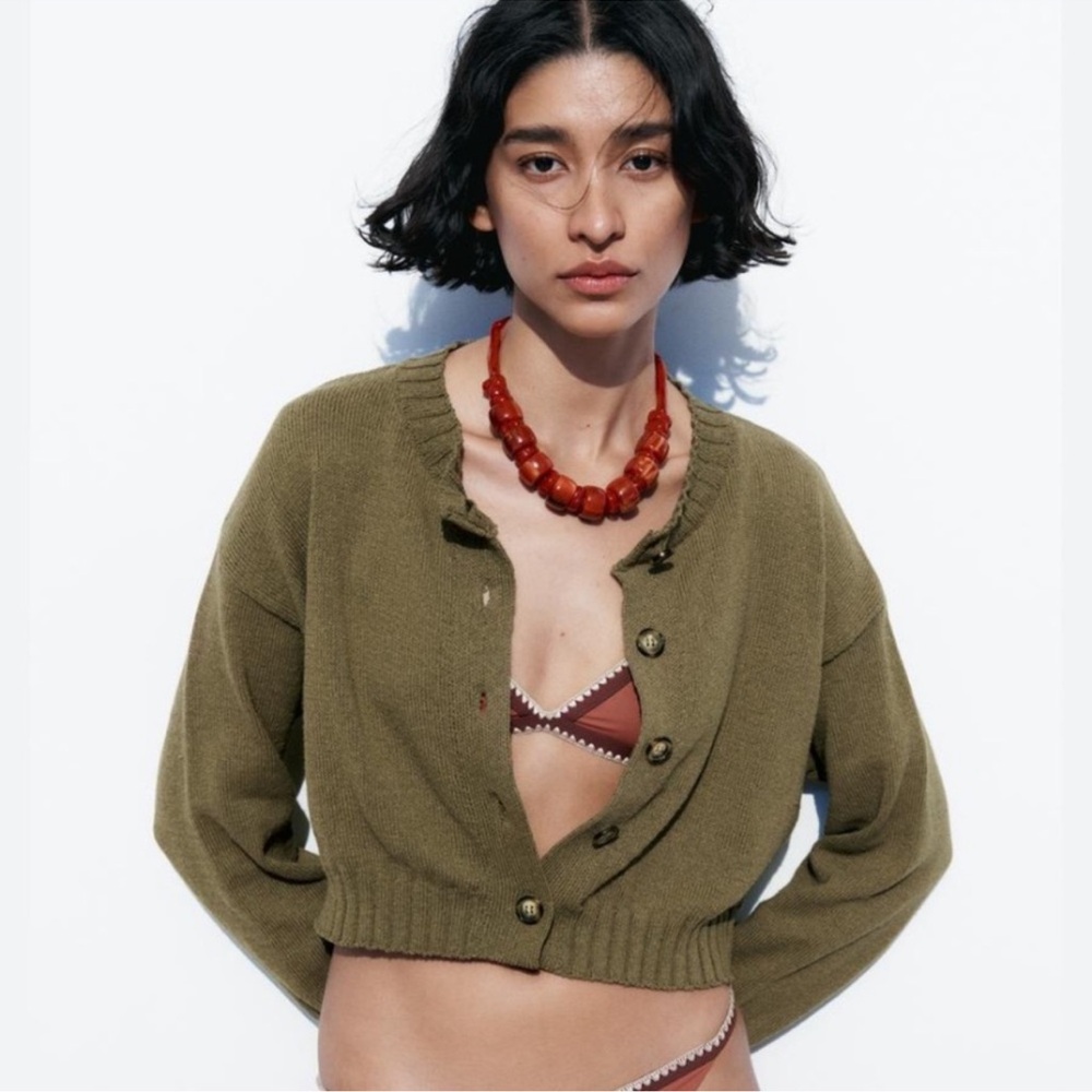 Zara Knit Cardigan Size L
